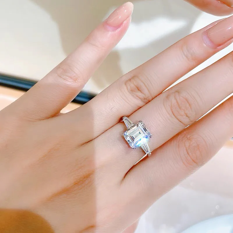 Moissanite 4ct. Rings for Women